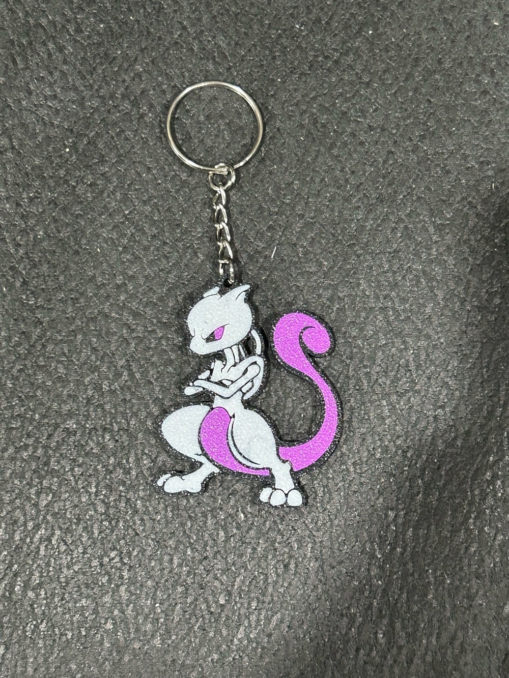 💚2 FOR 25 LISTING SALE💚 Mewtwo Pokemon keychain! Custom 3D printed!!!